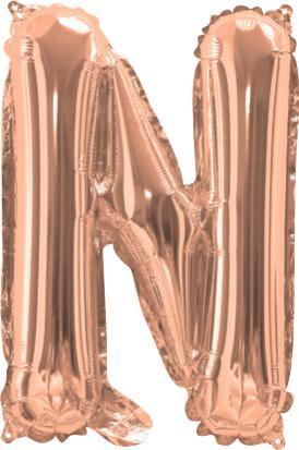 Giant Rose Gold 86cm Helium Balloon Numbers
