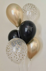 Gold & Black Party Arrangement