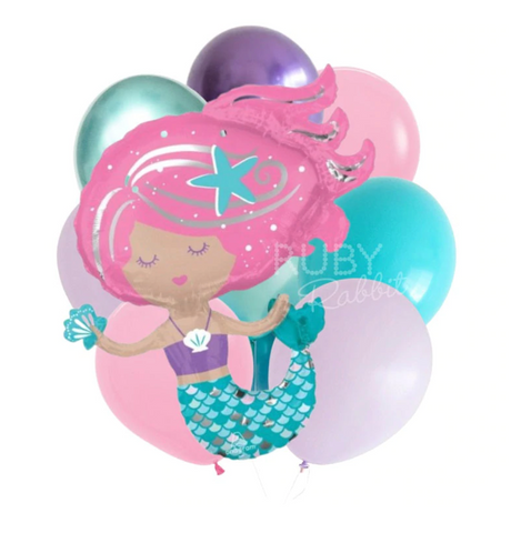 Shimmering Mermaid Balloon Bouquet