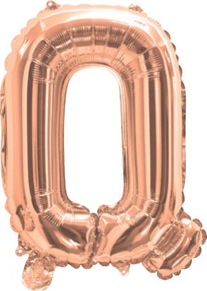 Giant Rose Gold 86cm Helium Balloon Numbers