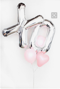 The X-O Love Helium Balloon Arrangement
